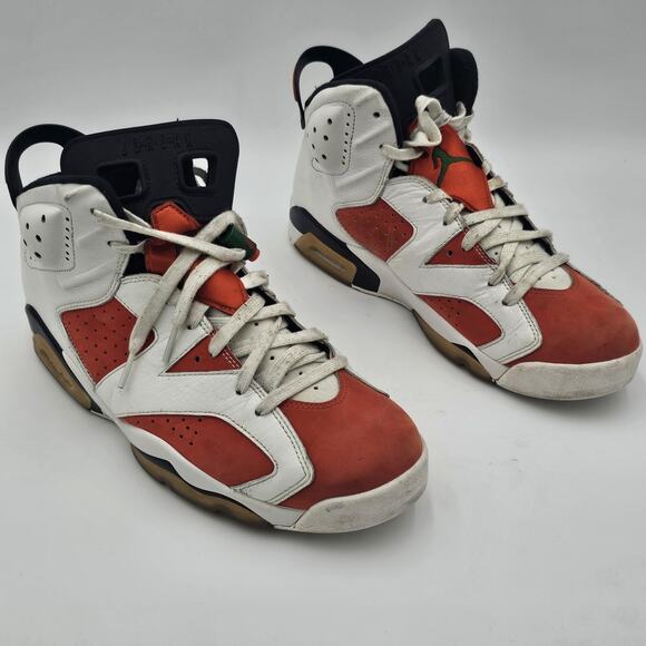 Nike Air Jordan 6 Retro Gatorade White Orange Mens Size 11.5 384664-145 - Picture 4 of 12